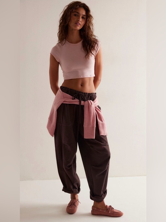 Free People Tops - Intimately by Free People ~ Just Friends Crop ~ XS ~ Color: Silver Pink ~ NWT**